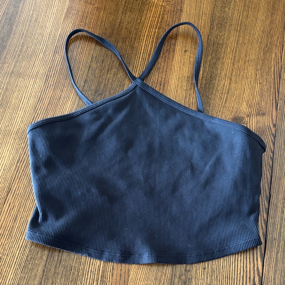 ALO Yoga Ribbed Bra Crop Top
